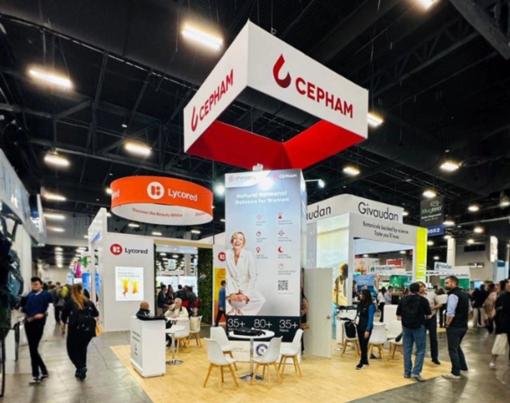 CEPHAM booth desing by castle exhibits